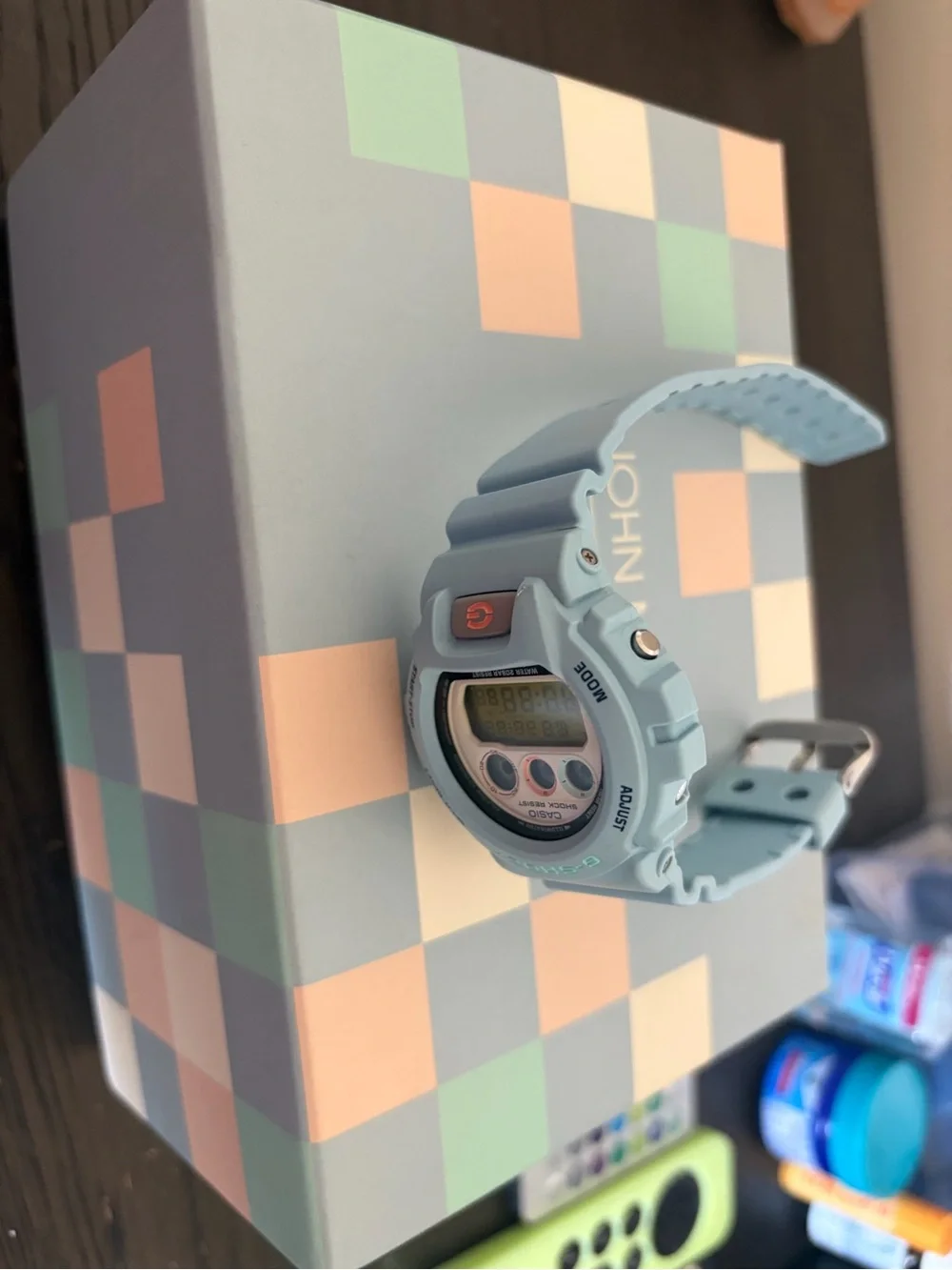 John Mayer Hodinkee Casio G-Shock Light Blue Digital Watch (Limited Edition)